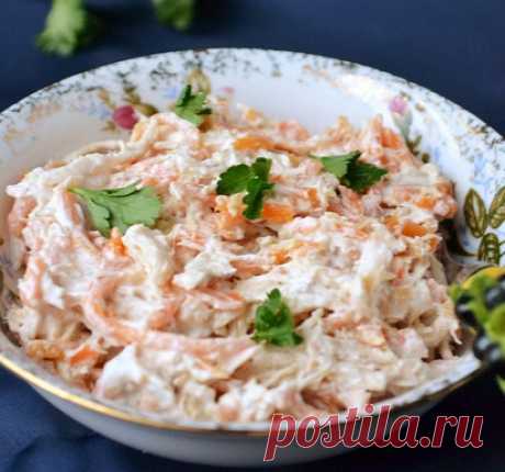 САЛАТ ИЗ МОРКОВКИ И МЯСА