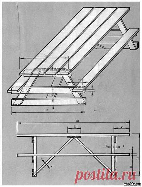 мебель своими руками садовая мебель