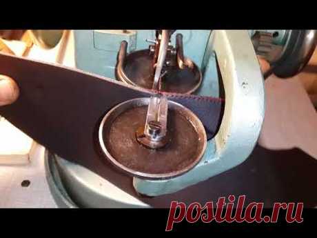 СКОРНЯЖНАЯ 10-Б. ОБРАЗОВАНИЕ ПЕТЛИ, заправка ниток- #швейная машина #sewing