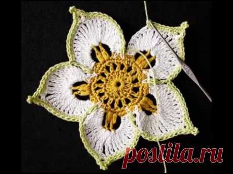 Get the best free crochet course for beginners "Flower-Talisman"