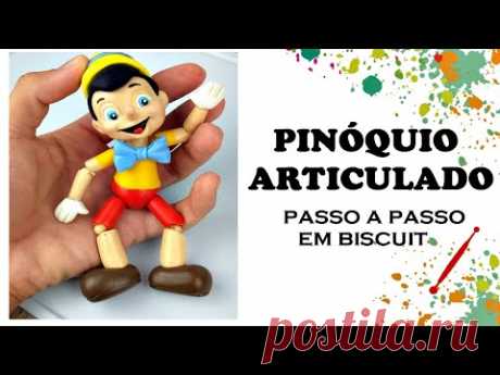 PINÓQUIO ARTICULADO - PASSO A PASSO COMPLETO EM BISCUIT