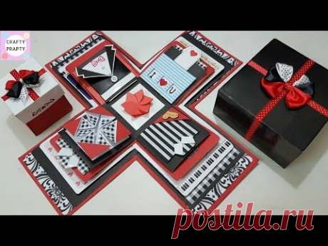 Explosion Box Tutorial / DIY Explosion Box/How to Make Explosion Box/DIY Birthday Gift