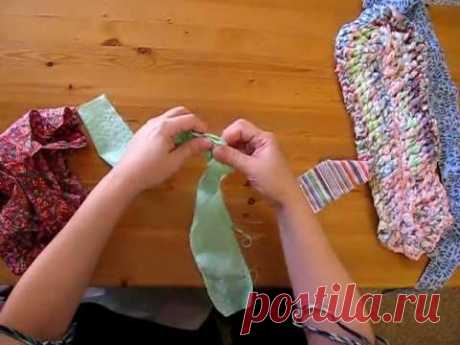 Amish Knot Rug Tutorial 1 of 2 - YouTube
