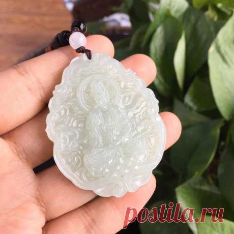 Pendant necklaces for women Baiyu Guanyin Pendant Wedding | Etsy