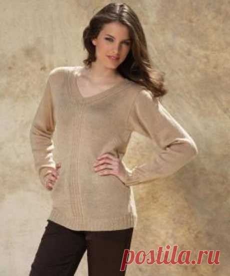 Модели пуловеров, джемперов и свитеров спицами - страница 14