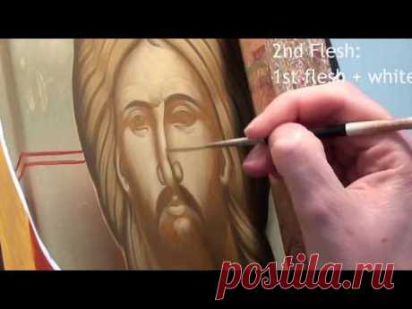 Iconography Tutorial: Painting the Face of Christ