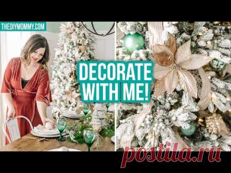 DECORATE WITH ME Christmas Dining Room | 2019 Christmas DIY & Decor Challenge