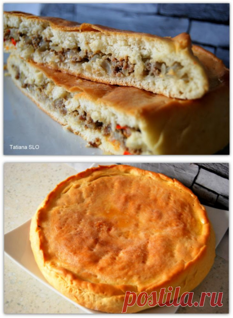Мясной пирог по мотивам грузинского блюда Кубдари