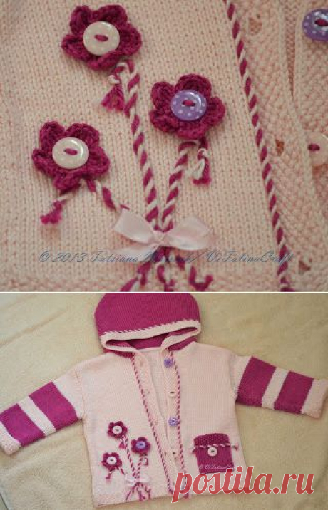 Виталина Craft: &quot;Маленький мастер&quot; Baby Кардиган Вязание Pattern