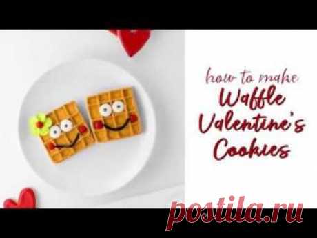 How to Make Waffle Valentine's Cookies | The Bearfoot Baker