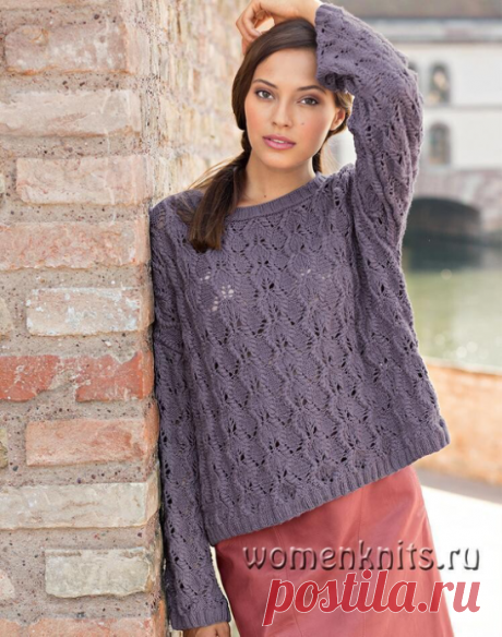 Свободный джемпер спицами с ажурным узором
Описание: https://womanknits.ru/vyazanie-dlya-zhenshchin/pulovery-svitera/svobodnyj-dzhemper-spicami-s-azhurnym-uzorom