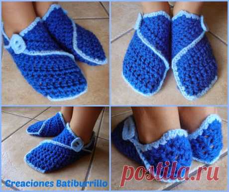 Pantuflas medievales en crochet o punto | Aprender manualidades es facilisimo.com