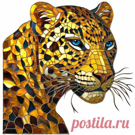 Vidriera de leopardo, pegatina para ventana, película adhesiva con colores vibrantes, regalo único para él, amante del aire libre - Etsy Chile