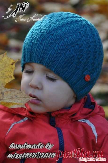 . Slouchy Beanie by Ashley Rao - шапочка спицами для Ромочки - В.Г.У. - Вязаные Головные Уборы - Страна Мам