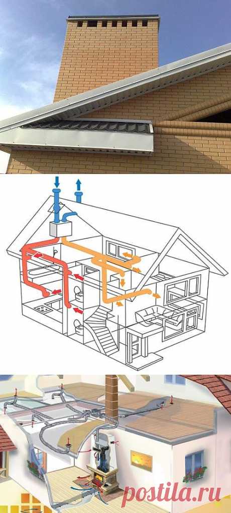 Вентиляция частного дома своими руками