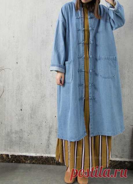 Women's Shirt Dresses, Light blue Dresses, Loose Fitting top,Single breasted gown, Women gown 【Fabric】 Cotton 【Color】 light blue 【Size】 Shoulder 56cm / 22 Bust 122cm / 48 Sleeve 43cm / 17 Cuff circumference 37cm / 14 Length 104cm / 41   Have any questions please contact me and I will be happy to help you.