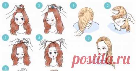 10 способов быстро и аккуратно уложить волосы. Отличные идеи на любой случай ...