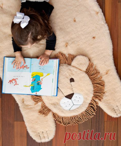 Как сделать оригинальный коврик в детскую своими руками