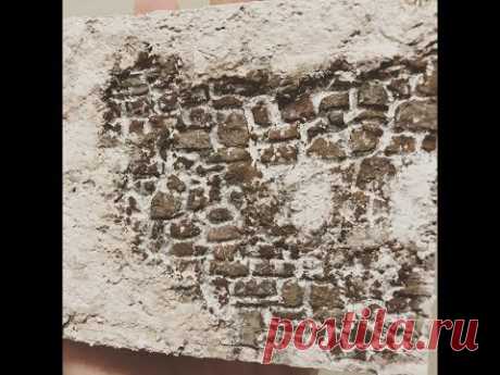 Muro di pietre in polistirene