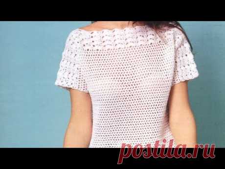 Crochet Top Pattern - Узор крючком для топа