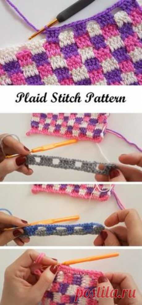 Crochet Plaid Stitch - Design Peak