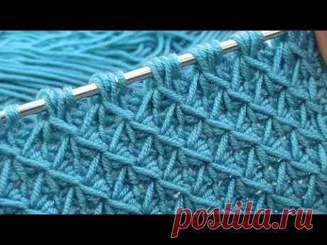 PERFECT 👌 ÇOOK KOLAY TUNUS* Super Easy Tunisian Crochet Baby Blanket For Beginners online Tutorial *