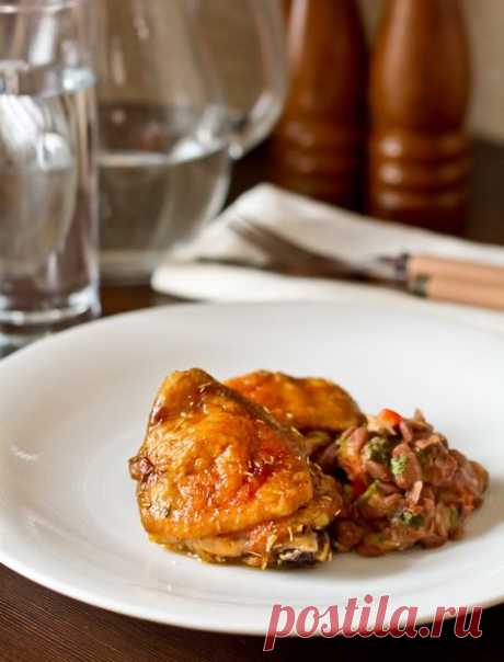 Курица, запеченная в травах и паприке - Пошаговый рецепт с фото | Вторые блюда | Вкусный блог - рецепты под настроение
