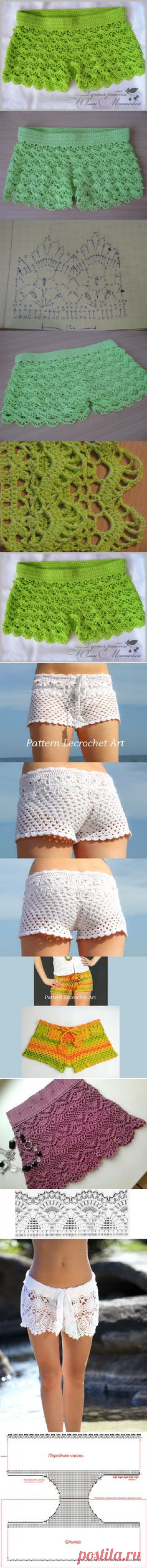 Crochet so b/eauty shorts