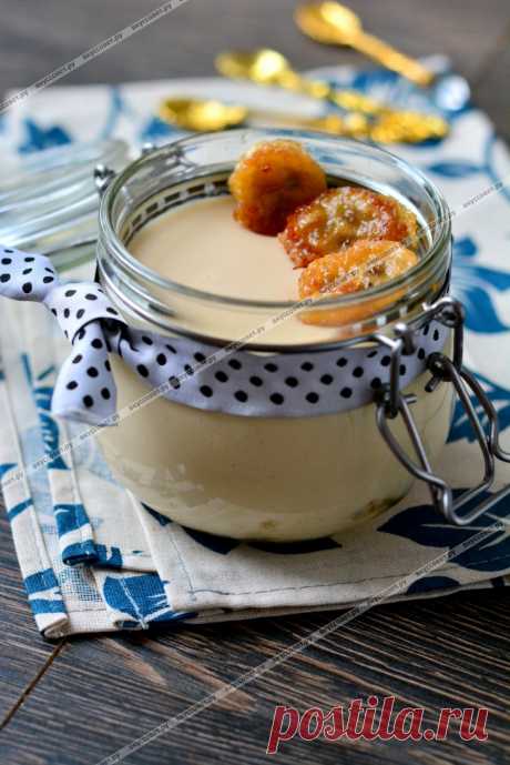 Десерт из ряженки `Пломбир` пошаговый рецепт с фото