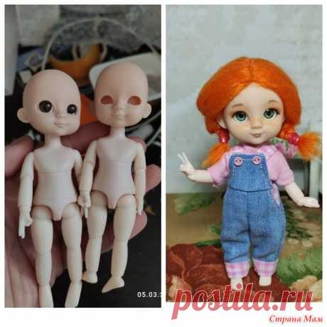 ООАК до и после - Baboliy - шарнирные куклы (не бжд) - Страна Мам