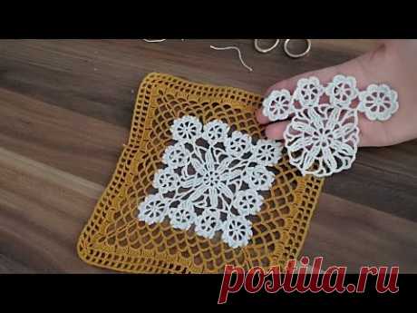 Bu model çok şık ve güzel vitrin danteli yapılışı&CROCHET