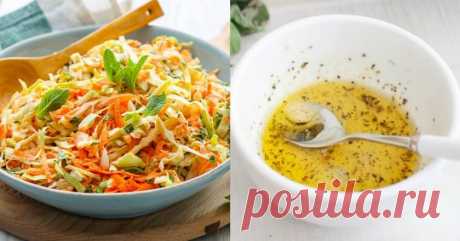 Заправки для салата из капусты | Вкусная и здоровая пища