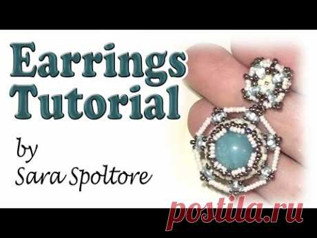 BeadsFriends: beading tutorial - DIY earrings using beads