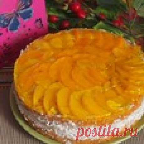 Персиковый торт Кулинарный рецепт