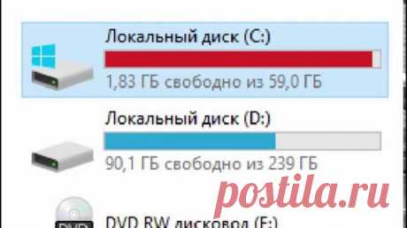 ​Как проверить компьютер на вирусы, которые забивают рабочий диск и крадут место