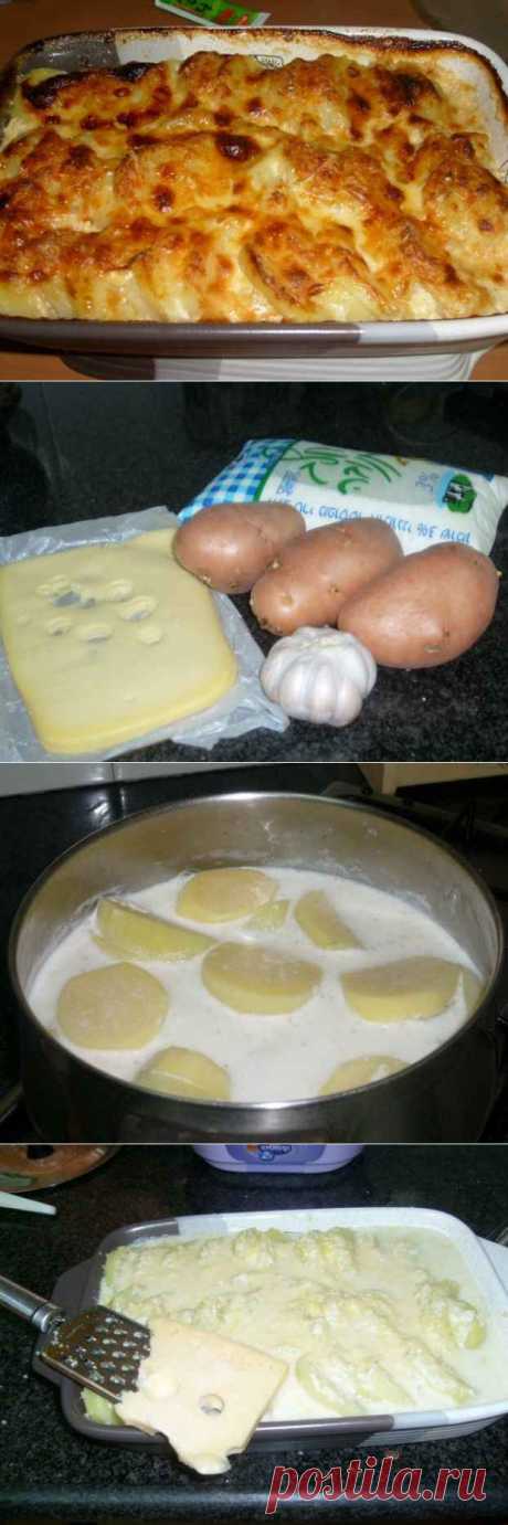 Картофель в духовке под соусом - пошаговый рецепт с фото