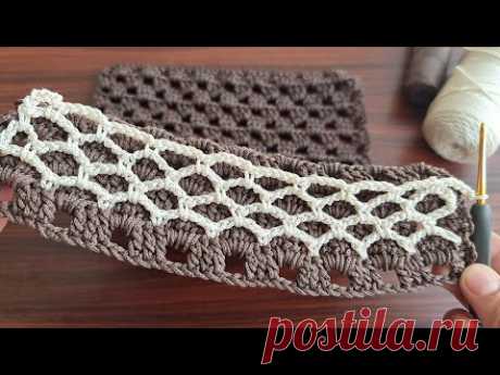 SUPER BEAUTIFUL 😉 MUY BONİTO Crochet very useful bag. will be very useful for yo.