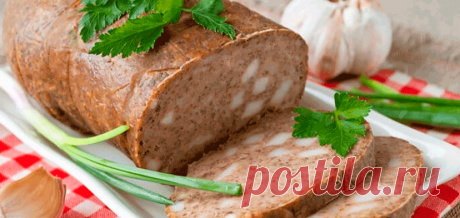 Домашняя печеночная колбаса Колбаса получается невероятно вкусная – плотная по консистенции, нежная на вкус.