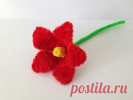 How to make a Pipe Cleaner Lily