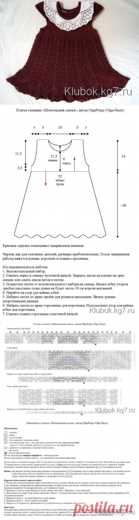 ДЕТСКОЕ ПЛАТЬЕ &quot;ШОКОЛАДНАЯ СКАЗКА&quot;