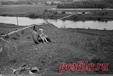 Вид на Москва-реку в Каринском - Фотографии прошлого