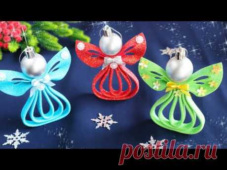 2 DIY 😇 Christmas Angels 😇 Рождественские Ангелочки