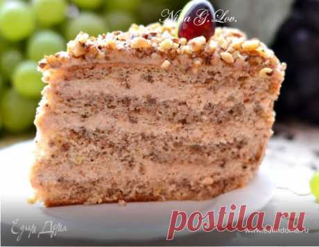 Торт &quot;Грецкий орех&quot; /Diótorta, Walnut cake (орехи - 150 грамм в крем,30 грамм в бисквит, растительного масла 1-2 ст.л.)