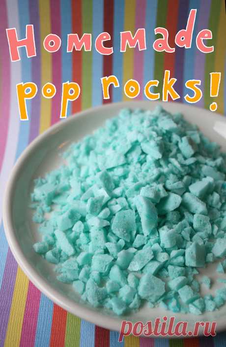 A Fun Homemade Pop Rocks Recipe If you really want to knock people's socks off, all you have to do is make homemade Pop Rocks. It's easy to do, and requires no fancy equipment. On Craftsy!