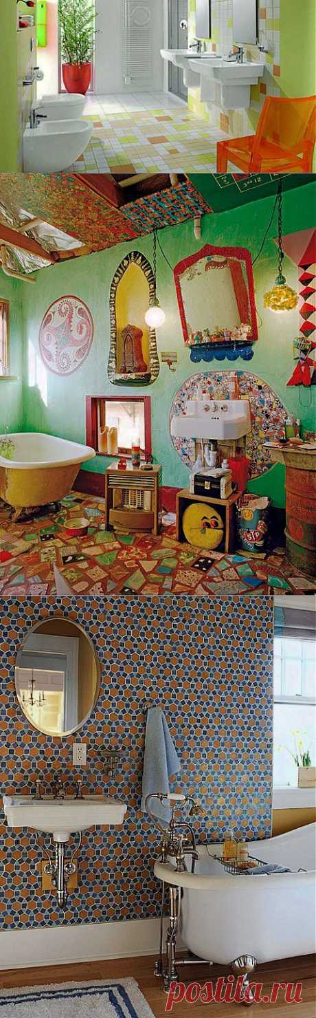 Яркие идеи для ванной комнаты! | Квартирный вопрос