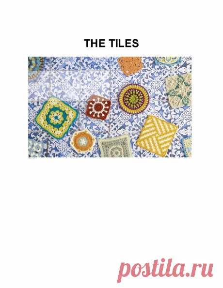 Коллекция проектов крючком в книге «100 Crochet Tiles» | Вязание крючком для начинающих