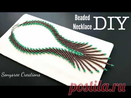 Christmas Gift Idea || DIY Beaded Necklace