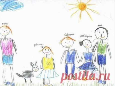 Как анализировать детский рисунок семьи