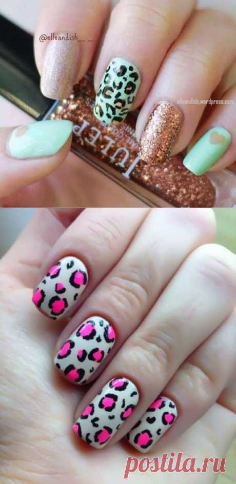 Как сделать леопардовые ногти