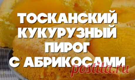 Тосканский кукурузный пирог с абрикосами